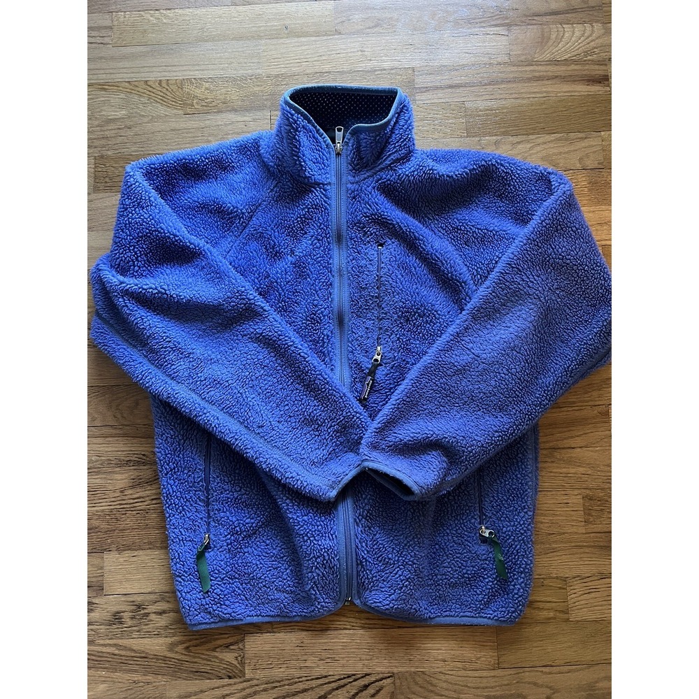 Patagonia Vintage 92 Mens L Deep Pile Retro X Fleece Jacket Full Zip Made USA